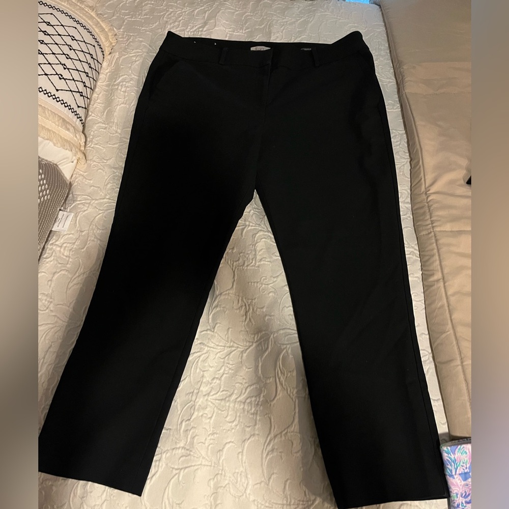 Loft black womens pants